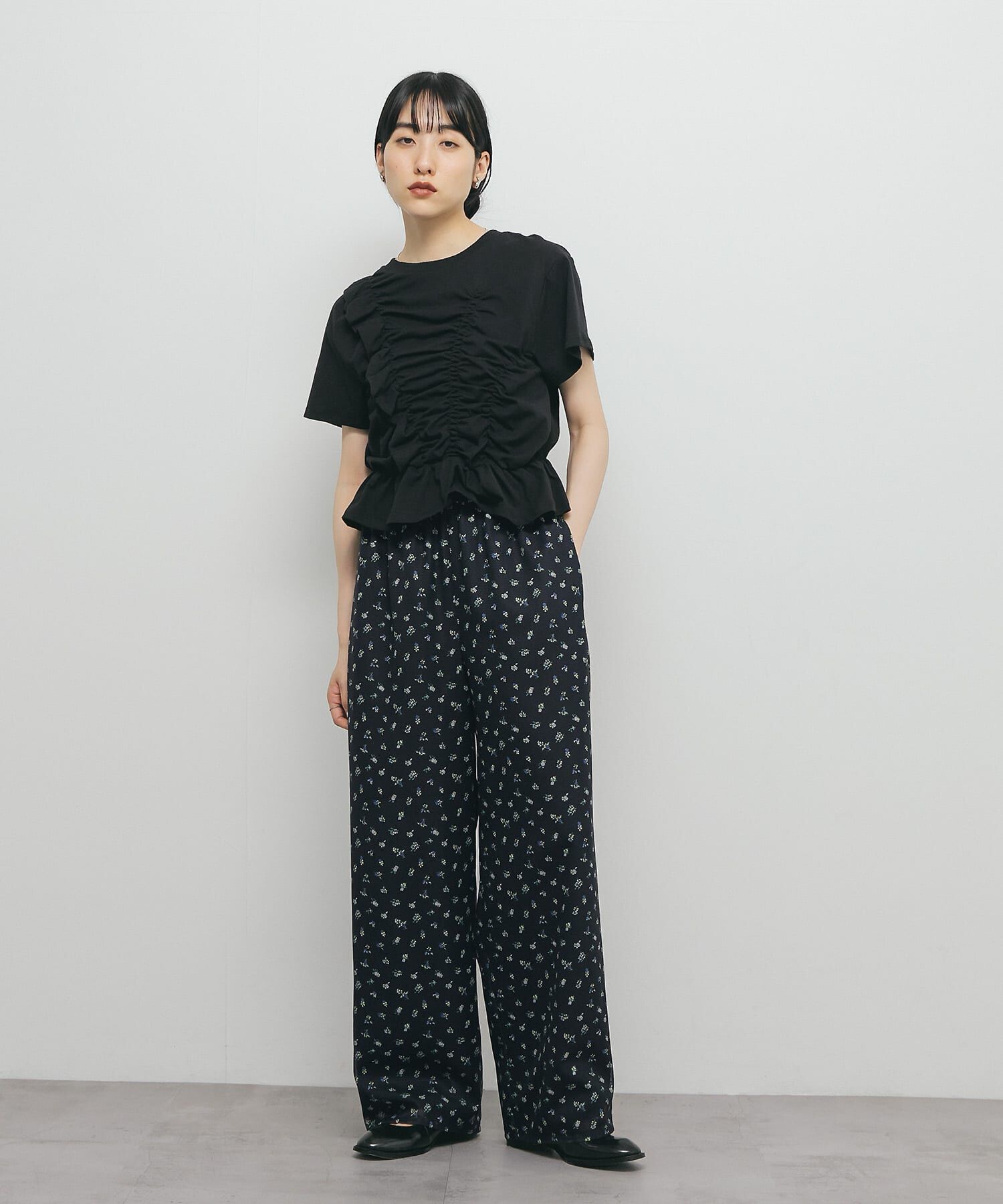  「フラワープリントメッシュパンツ」|その他|