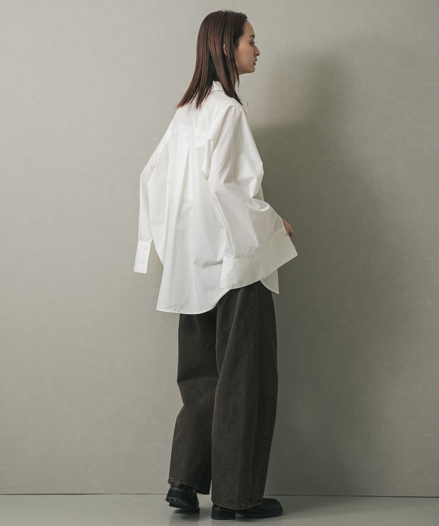 SENSE OF PLACE by URBAN RESEARCH「スリットスリーブルーズシャツ」|シャツ・ブラウス|