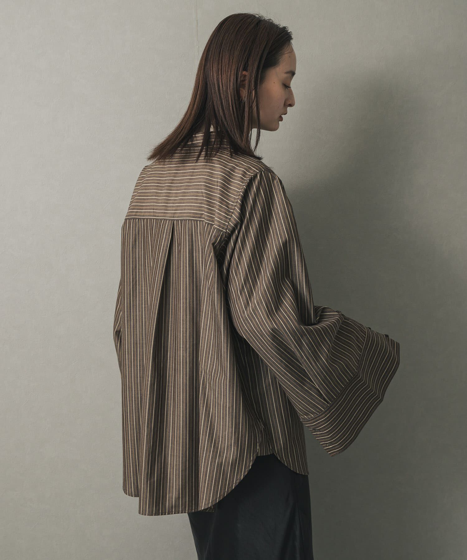 SENSE OF PLACE by URBAN RESEARCH「スリットスリーブルーズシャツ」|シャツ・ブラウス|