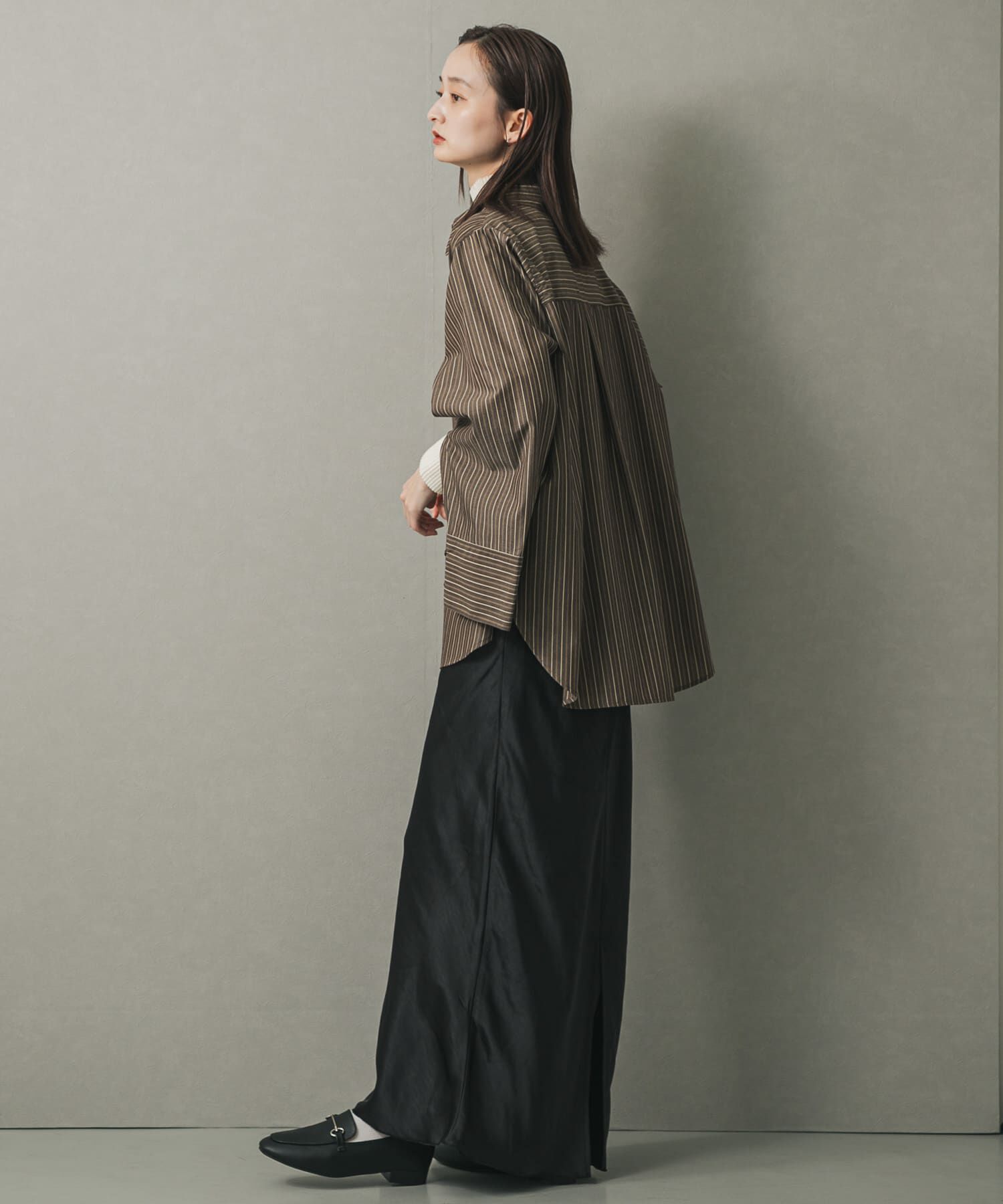 SENSE OF PLACE by URBAN RESEARCH「スリットスリーブルーズシャツ」|シャツ・ブラウス|