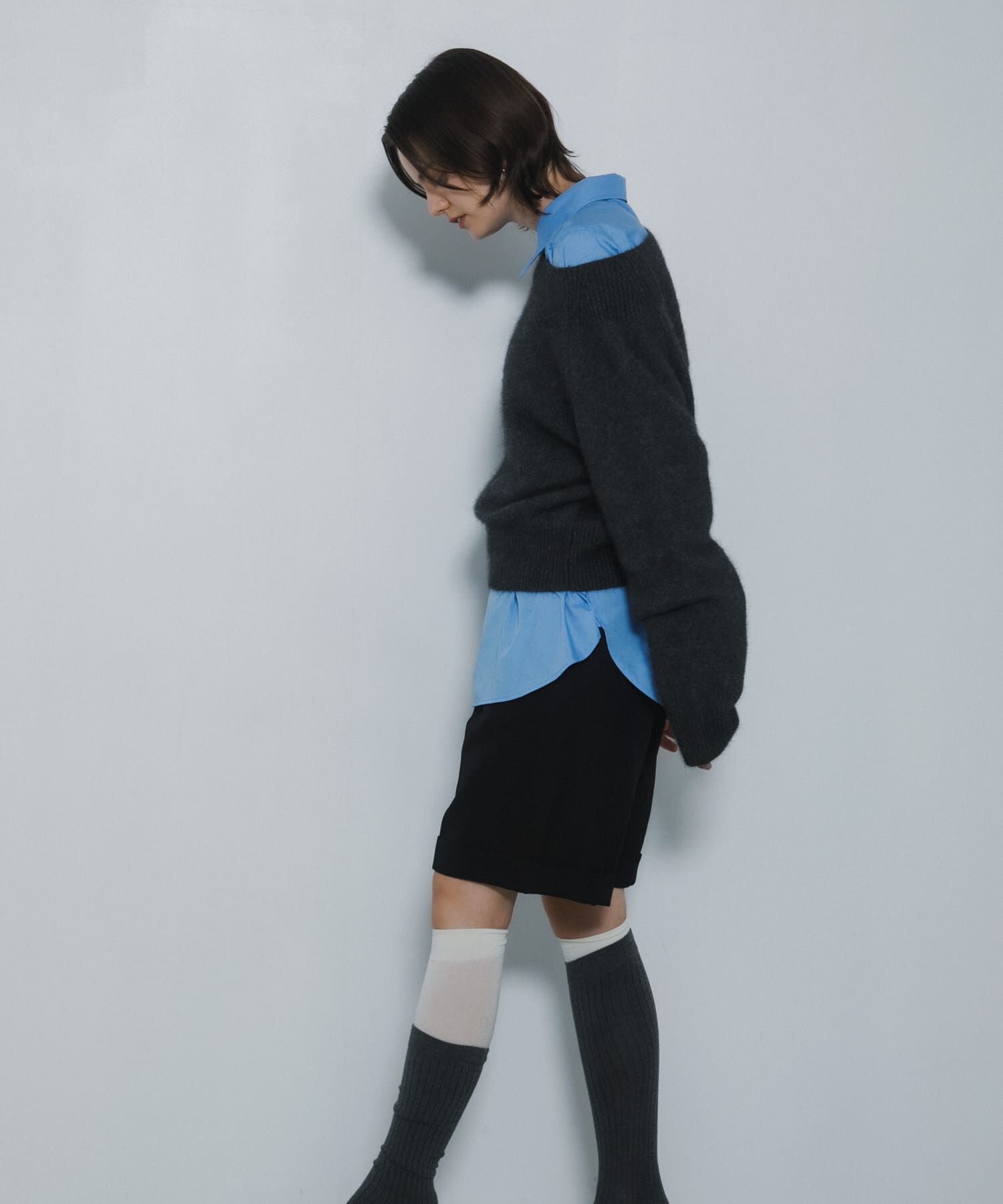 SENSE OF PLACE by URBAN RESEARCH「スリットスリーブルーズシャツ」|シャツ・ブラウス|