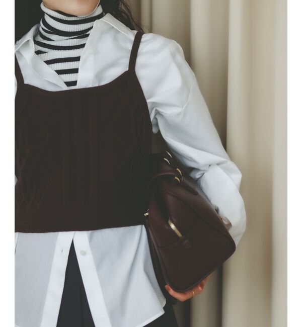  「ブラウス&times;ニットビスチェセット」|シャツ・ブラウス|