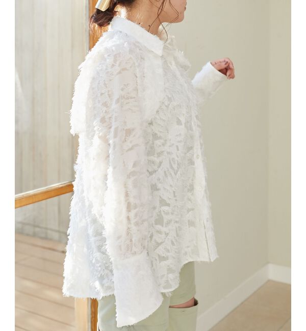 MAJESTICLEGON「アームスリットシャツ」|シャツ・ブラウス|