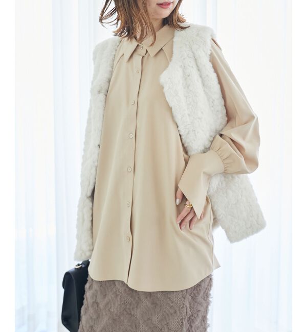 MAJESTICLEGON「アームスリットシャツ」|シャツ・ブラウス|