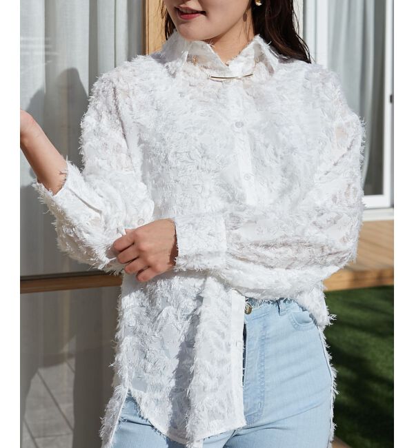 MAJESTICLEGON「アクセサリー付きマルチシャツ」|シャツ・ブラウス|