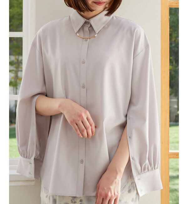 MAJESTICLEGON「アクセサリー付きマルチシャツ」|シャツ・ブラウス|