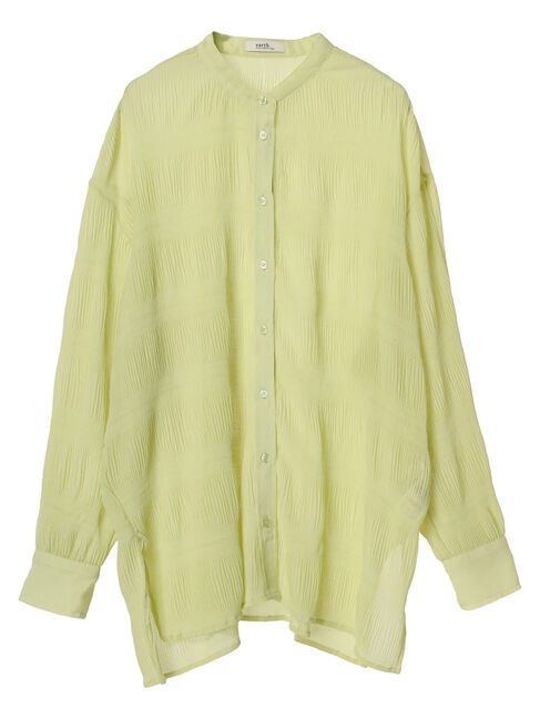 earth music&ecology「クシュクシュシアーシャツ」|シャツ・ブラウス|