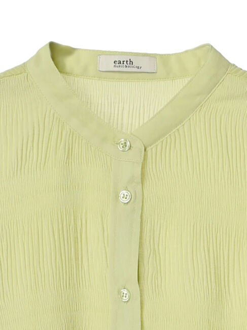 earth music&ecology「クシュクシュシアーシャツ」|シャツ・ブラウス|