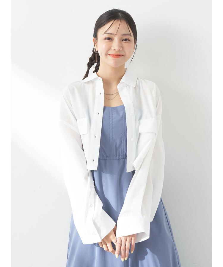 earth music&ecology「ビッグポケットショートシャツ」|シャツ・ブラウス|