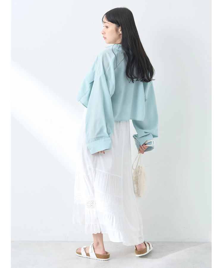 earth music&ecology「ビッグポケットショートシャツ」|シャツ・ブラウス|