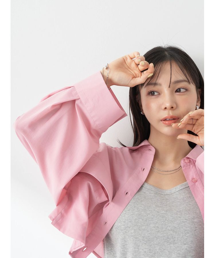 earth music&ecology「ビッグポケットショートシャツ」|シャツ・ブラウス|