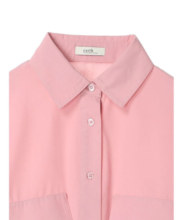 earth music&ecology「ビッグポケットショートシャツ」|シャツ・ブラウス|