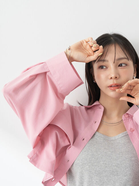 earth music&ecology「ビッグポケットショートシャツ」|シャツ・ブラウス|