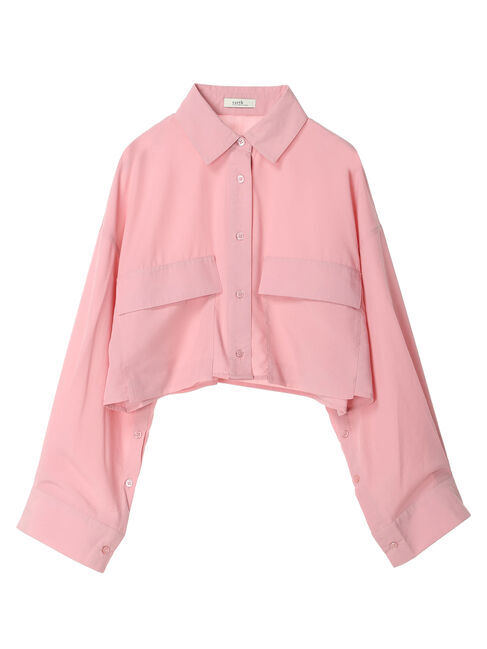 earth music&ecology「ビッグポケットショートシャツ」|シャツ・ブラウス|