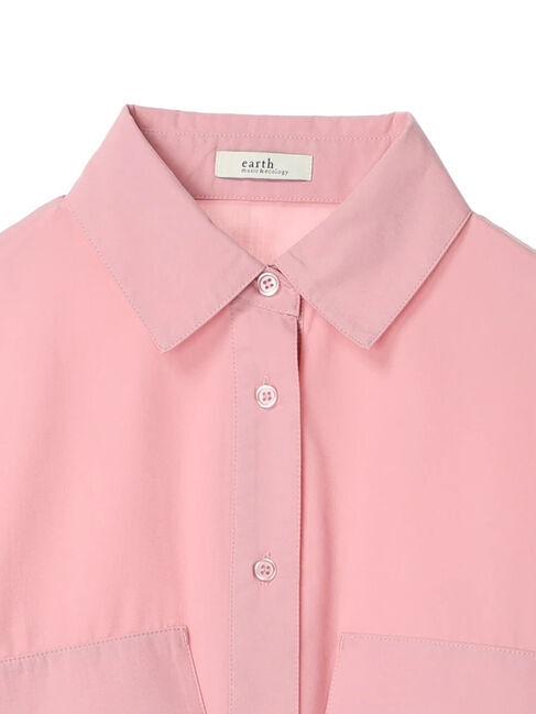 earth music&ecology「ビッグポケットショートシャツ」|シャツ・ブラウス|