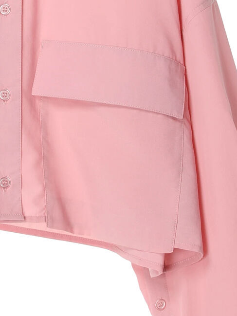 earth music&ecology「ビッグポケットショートシャツ」|シャツ・ブラウス|