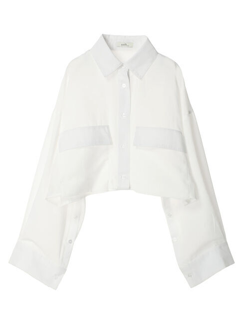 earth music&ecology「ビッグポケットショートシャツ」|シャツ・ブラウス|