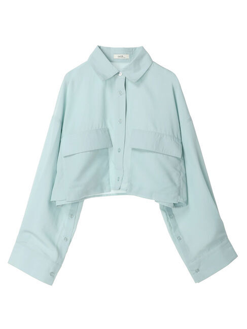 earth music&ecology「ビッグポケットショートシャツ」|シャツ・ブラウス|