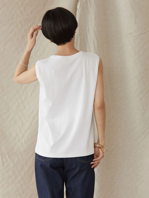  「ノースリーブカットプルオーバー」|Tシャツ・カットソー|