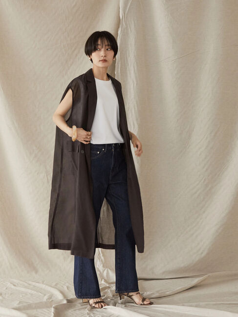  「ノースリーブカットプルオーバー」|Tシャツ・カットソー|