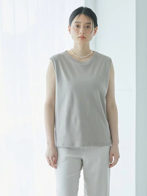  「ノースリーブカットプルオーバー」|Tシャツ・カットソー|