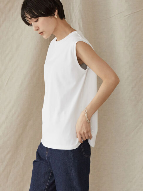  「ノースリーブカットプルオーバー」|Tシャツ・カットソー|