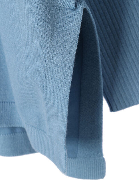  「パチパチしにくいハイネックBIGニットプルオーバー」|ニット・セーター|