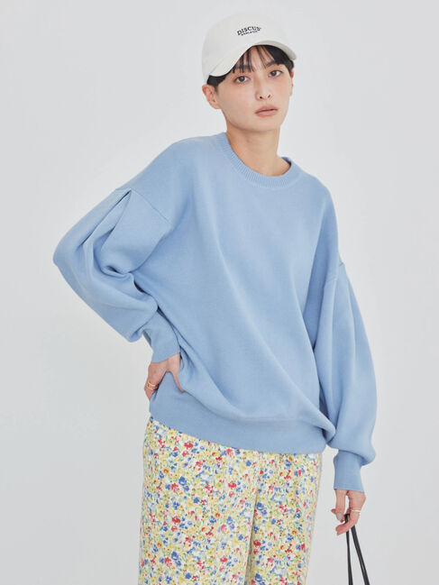 AMERICAN HOLIC「袖タックニットプルオーバー」|ニット・セーター|