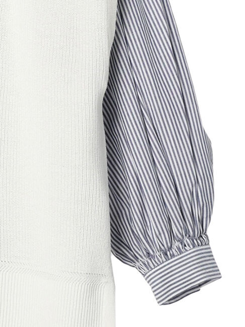 AMERICAN HOLIC「SET　ニットベスト+ボリュームスリーブシャツ」|ニット・セーター|