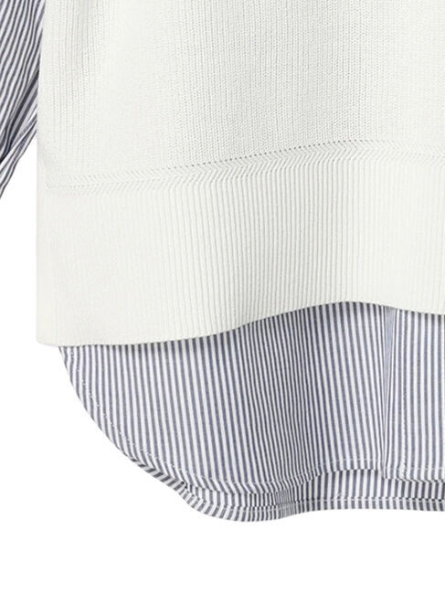 AMERICAN HOLIC「SET　ニットベスト+ボリュームスリーブシャツ」|ニット・セーター|