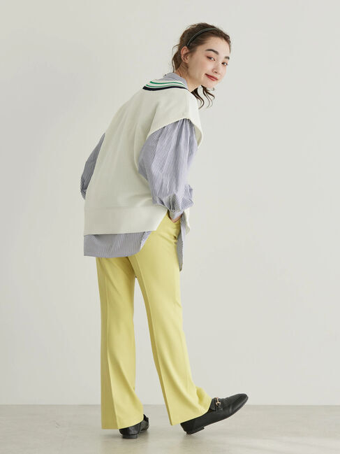 AMERICAN HOLIC「SET　ニットベスト+ボリュームスリーブシャツ」|ニット・セーター|