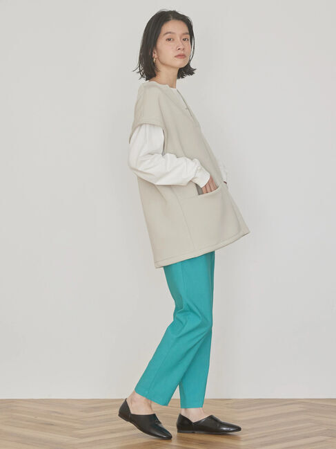  「SET ポンチベスト+カットプルオーバー」|Tシャツ・カットソー|