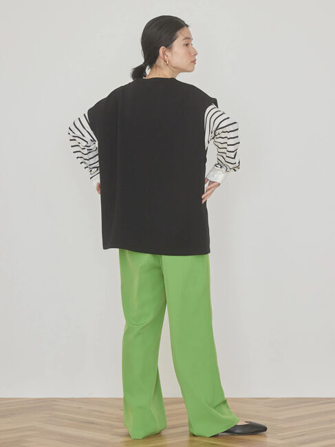  「SET ポンチベスト+カットプルオーバー」|Tシャツ・カットソー|