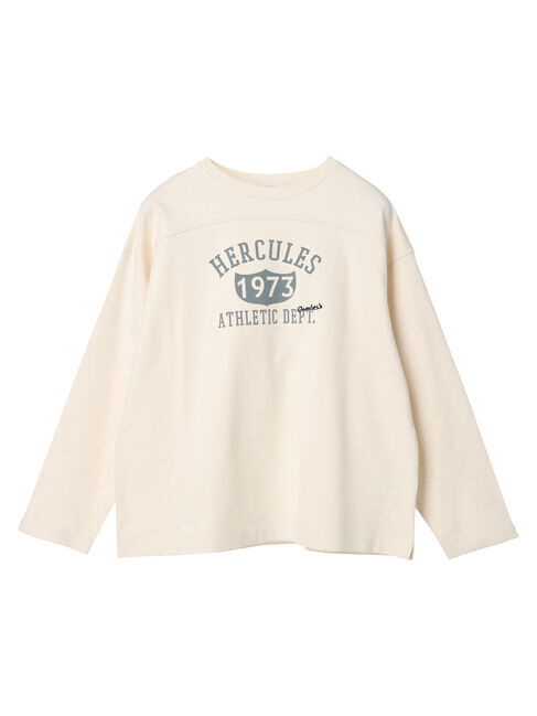  「ラガー切り替えロゴカットプルオーバー」|Tシャツ・カットソー|