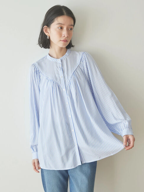 AMERICAN HOLIC「サラッとラグランプリントブラウス」|シャツ・ブラウス|ストライプサックス