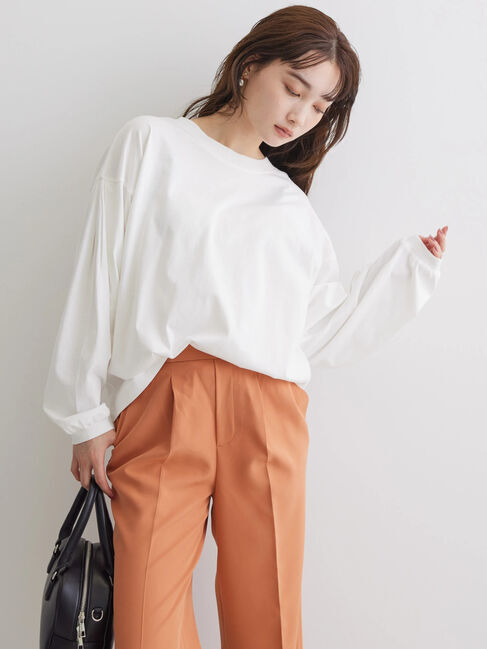 AMERICAN HOLIC「袖タックボリュームスリーブカットプルオーバー」|Tシャツ・カットソー|