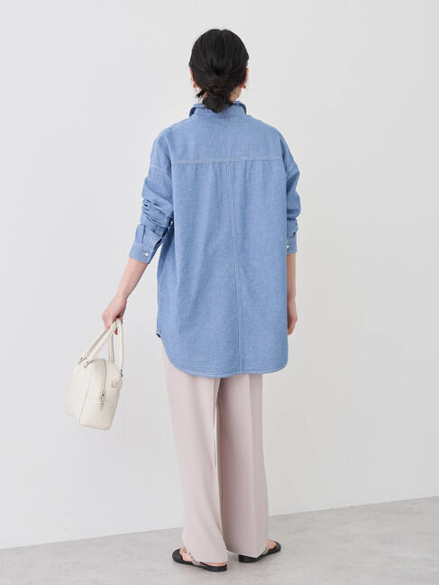  「ダンガリーシャツチュニック」|チュニック|