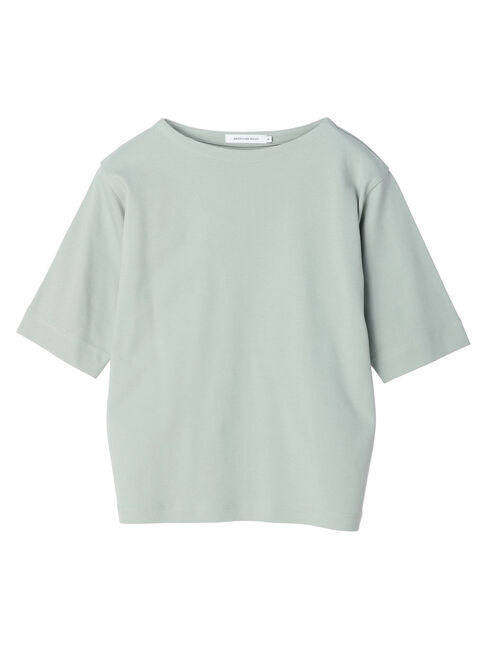 AMERICAN HOLIC「5分袖ボートネックカットプルオーバー」|Tシャツ・カットソー|