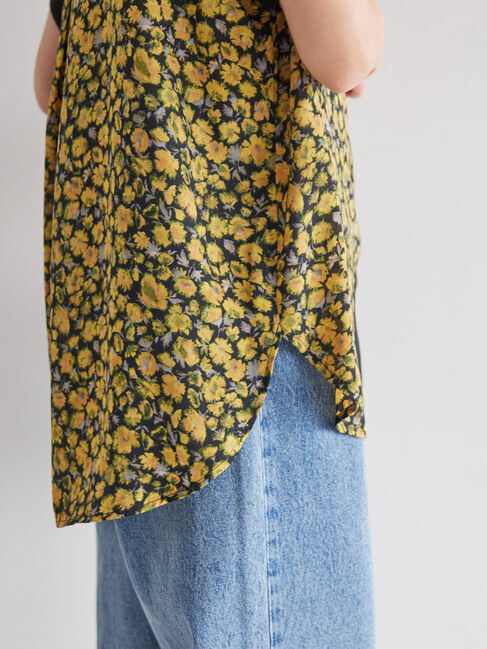 AMERICAN HOLIC「バイカラーアソートプリントブラウス」|シャツ・ブラウス|