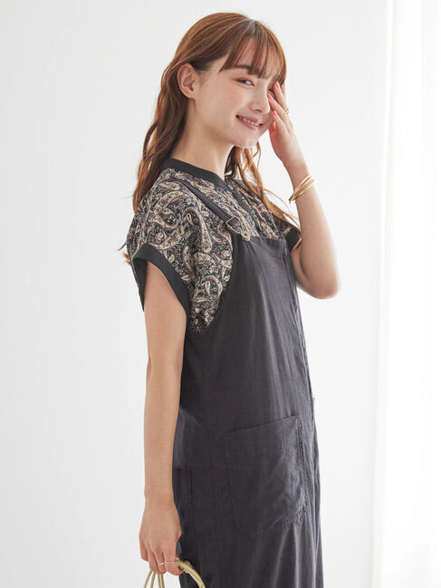 AMERICAN HOLIC「バイカラーアソートプリントブラウス」|シャツ・ブラウス|