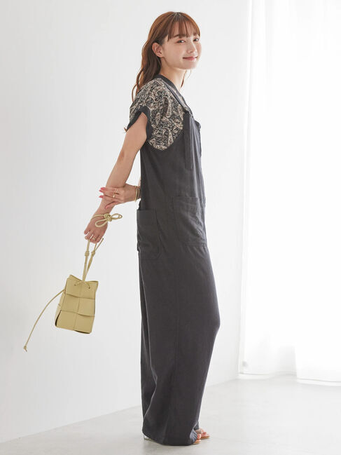 AMERICAN HOLIC「バイカラーアソートプリントブラウス」|シャツ・ブラウス|