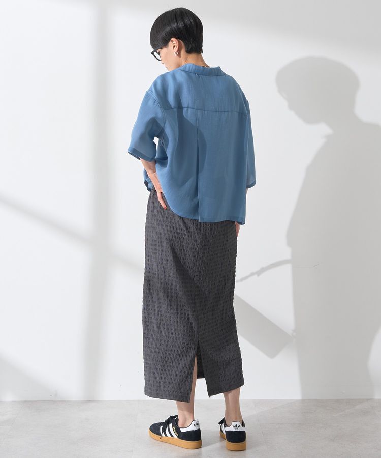 AMERICAN HOLIC「接触冷感シアー開襟半袖シャツ」|シャツ・ブラウス|