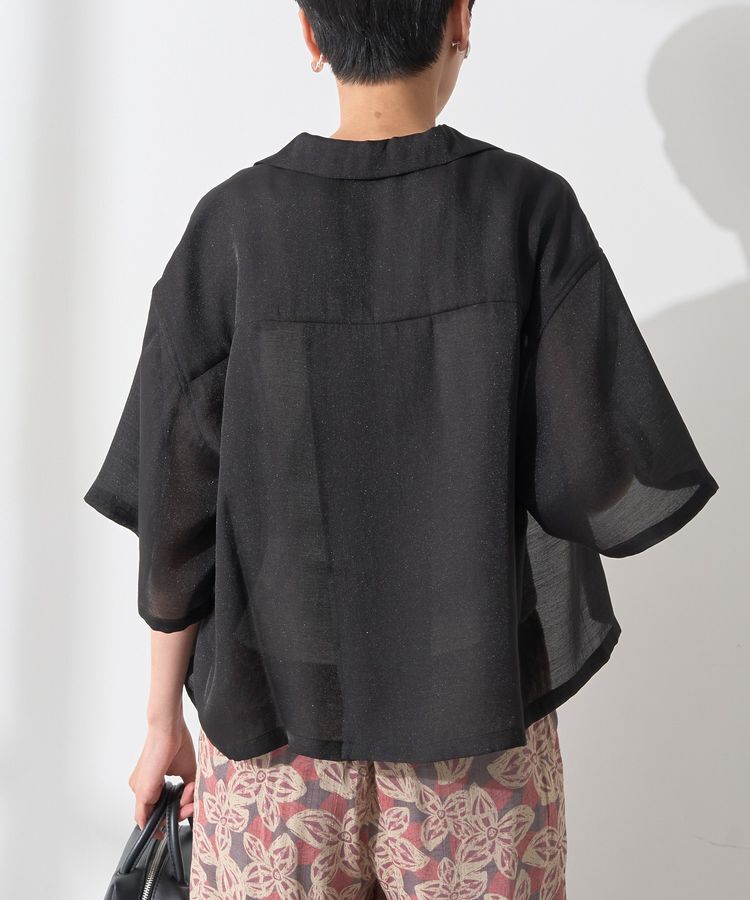 AMERICAN HOLIC「接触冷感シアー開襟半袖シャツ」|シャツ・ブラウス|