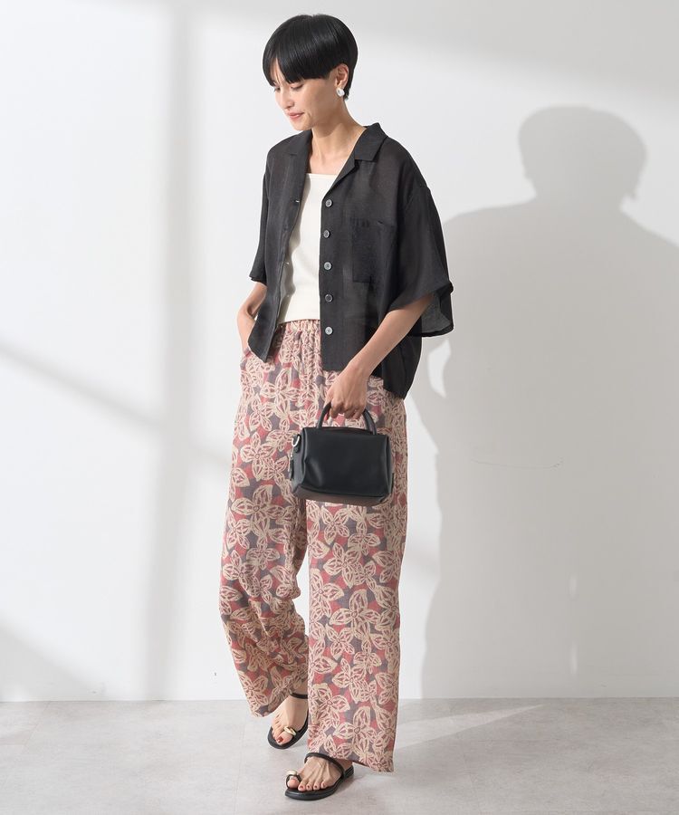 AMERICAN HOLIC「接触冷感シアー開襟半袖シャツ」|シャツ・ブラウス|