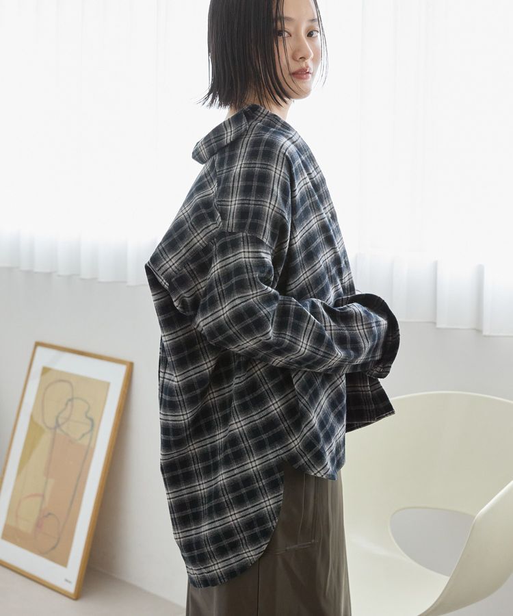 AMERICAN HOLIC「ビエラ起毛チェックシャツ」|シャツ・ブラウス|