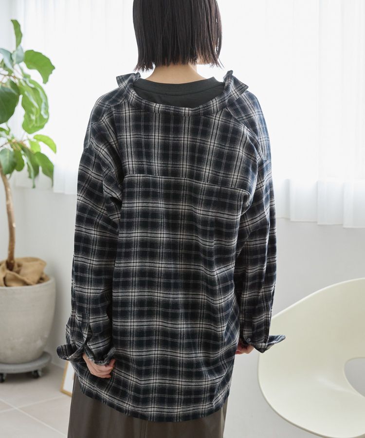 AMERICAN HOLIC「ビエラ起毛チェックシャツ」|シャツ・ブラウス|