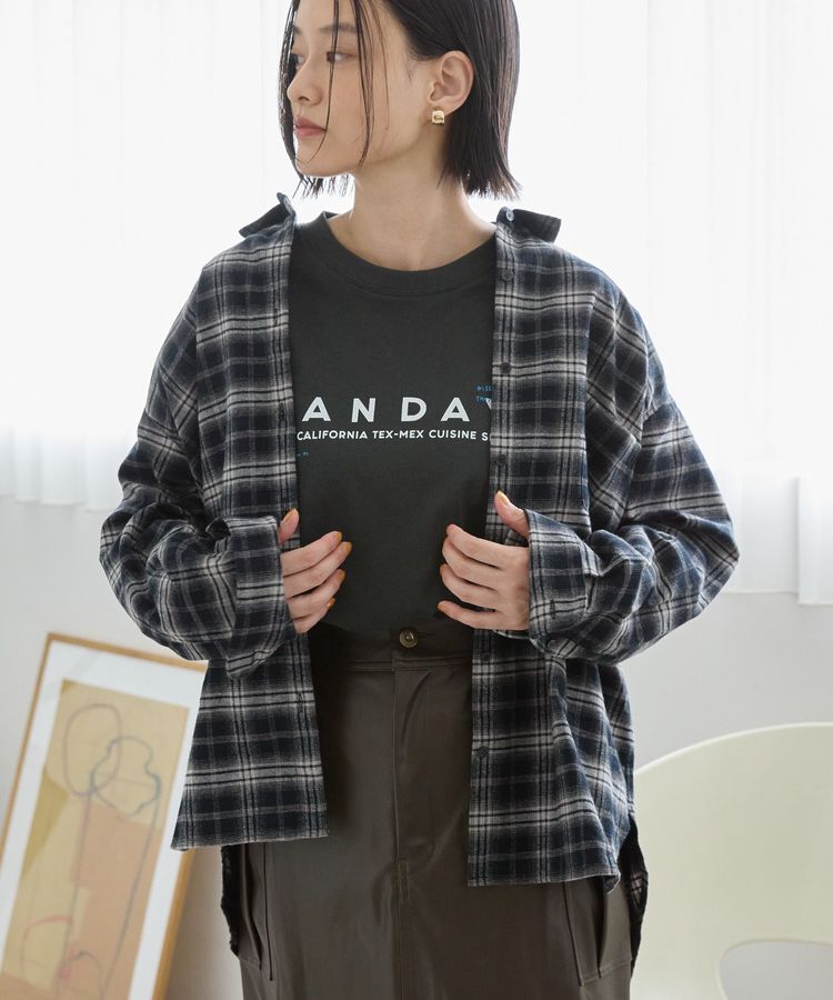 AMERICAN HOLIC「ビエラ起毛チェックシャツ」|シャツ・ブラウス|