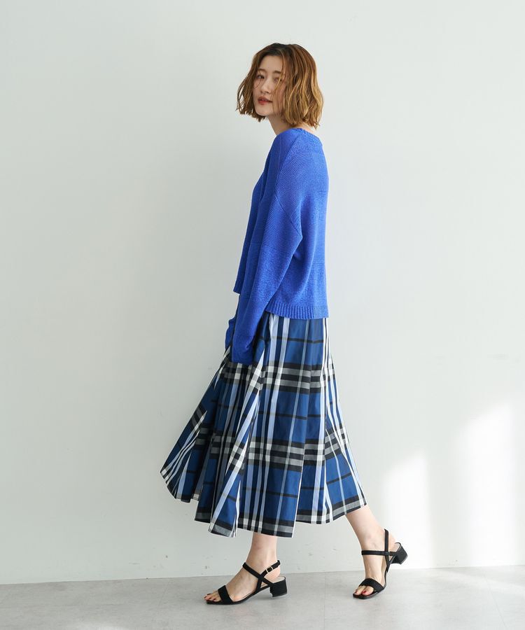 YECCA VECCA「【撥水】メモリーフレアスカート」|フレア|