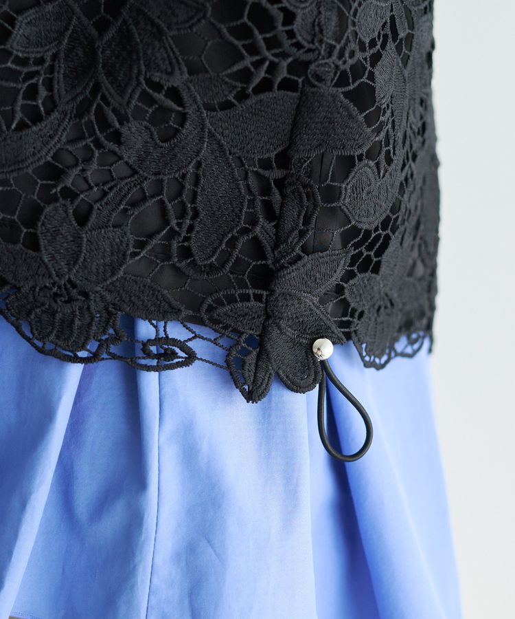 YECCA VECCA「レースブルゾン」|ブルゾン・スタジャン|