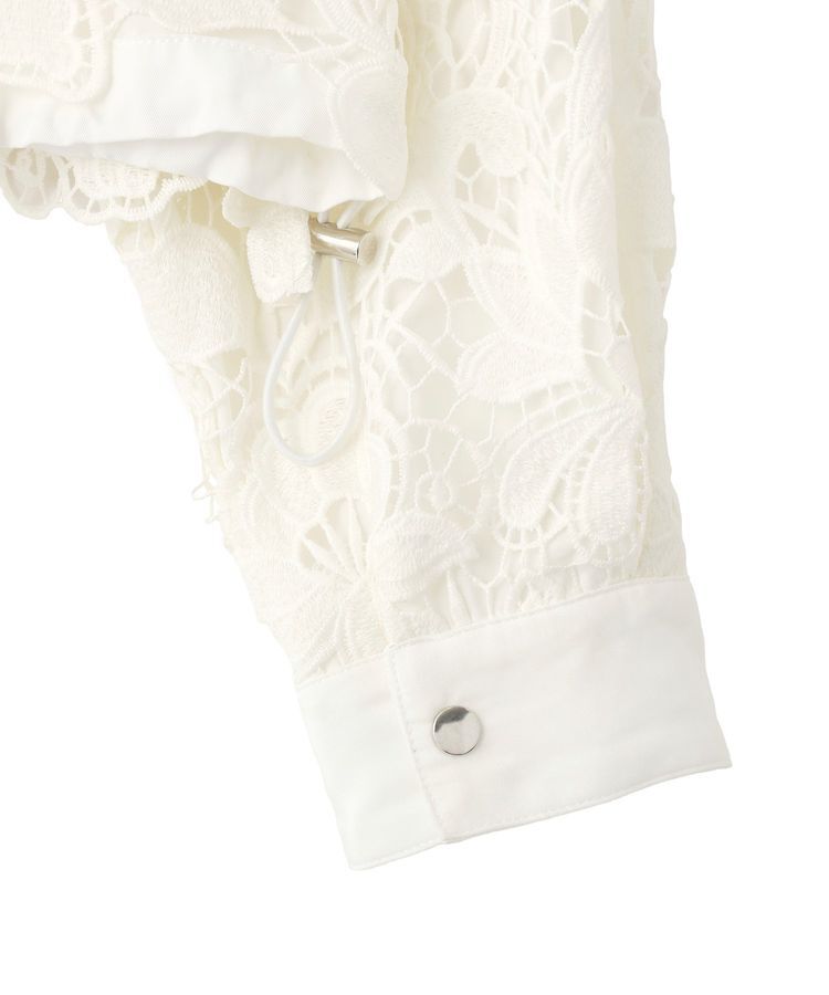 YECCA VECCA「レースブルゾン」|ブルゾン・スタジャン|